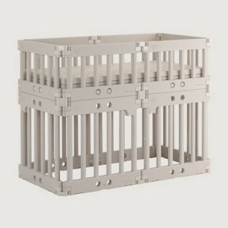 이누이베베 유아용 톰톰 모듈 침대 + 도어 세트, 모카베이지