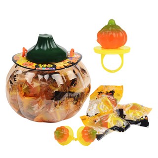 萬聖節南瓜戒指糖 18入, 1個