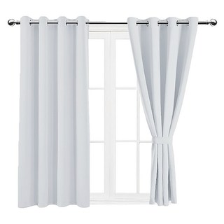 comet Home 打孔遮光隔熱窗簾 + 窗簾繩, 灰白色