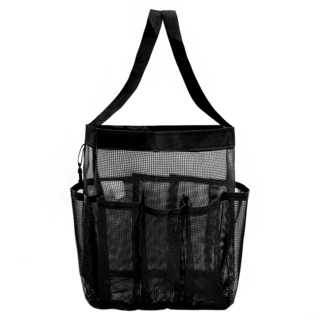 comet 多功能沐浴收納網袋, 黑色