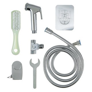 comet 馬桶噴槍沖洗器套組, 銀色