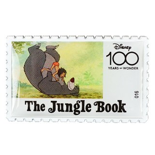 迪士尼 100週年 郵票徽章 The Jungle Book 2, 1個, 1入