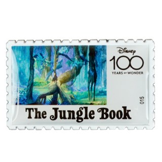 迪士尼100週年郵票徽章 The Jungle Book 1, 1個, 1入