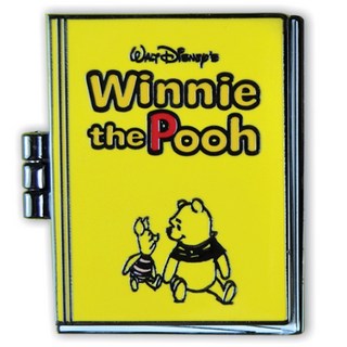 迪士尼 小熊維尼 書本開合徽章 黃色, 1個, 1入