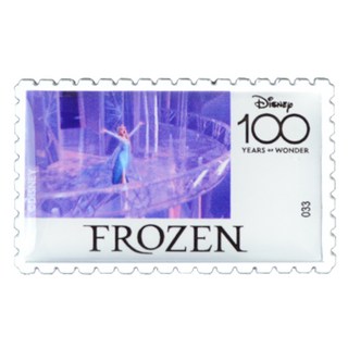迪士尼100週年郵票徽章 冰雪奇緣 1, 1個, 1入