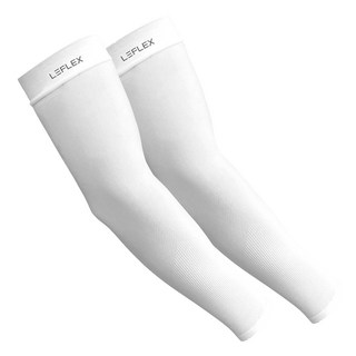 Leflex 防紫外線無縫涼感袖套, 1個, 白色