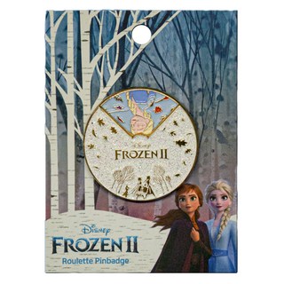 迪士尼 冰雪奇緣2 圓形輪盤徽章別針 書桌裝飾, 1個, 1入