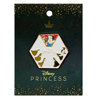迪士尼桌面裝飾 迪士尼公主別針 輪盤徽章 六角形, 1個, 1入
