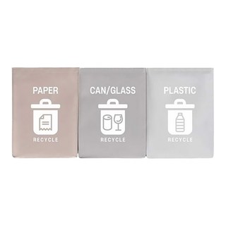 comet 垃圾分類回收桶3件組 36L, 混合顏色