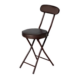 comet 靠背摺疊椅 8~35 x 30 x 73~84cm, 1個, 棕色