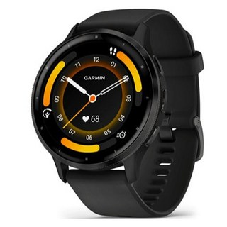 가민 베뉴3 웰니스 스마트워치, 블랙, 3.556cm, GPS