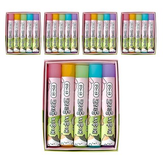 朝鮮文具店 Sundeoki Crew 蠟筆橡皮擦 5入, 5個, 粉紅色