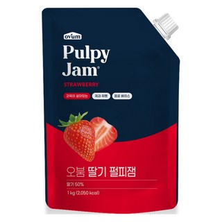 ovum 草莓果粒果醬, 1kg, 1包