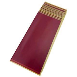 Mandeul Havi 禮物花束包裝透明玻璃紙 20入, 11 酒紅色, 1套