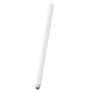 J&N 超細雙頭高級觸控筆, 1個, 白色