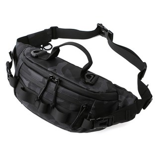 Hisplan 路亞釣魚腰包/單肩包, 黑色