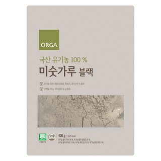 ORGA 黑穀物粉, 400g, 1個