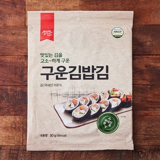 김이가 구운 김밥김, 30g, 1개입, 1개