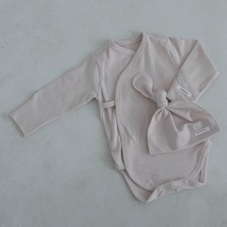 PEEKABOO 童款新莫代爾嬰兒連身衣帽子套裝