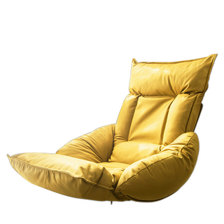 鬆軟高級懶骨頭沙發 升級款, 淡黃色