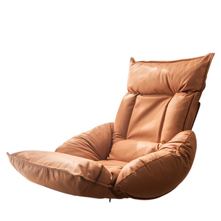 蓬鬆柔軟的頂級懶骨頭沙發 奢華乳膠, 棕色