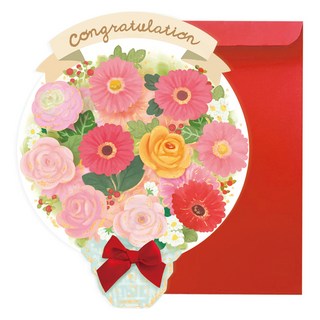 From&To 捲筒紙卡片組 FT5002-1, 1個裝, 花束 多色