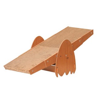 DING DONG PET 貓咪三角蹺蹺板貓抓板, 1個, 單一顏色