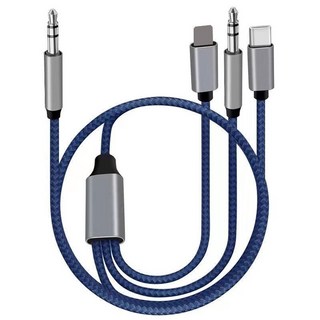 River Fox 汽車音響 3.5mm C 型 8PIN 轉 AUX 線 AUX CP2 1ro, 1個