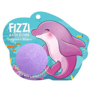 Saboo 泡沫沐浴球 DOLPHIN'S DANCE 海豚之舞 內附驚喜小公仔, 1顆, 100g