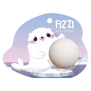 Saboo 泡沫沐浴球 SEASEAL ICE LOVER 海豹冰情人 (內附驚喜小公仔), 1顆, 100g