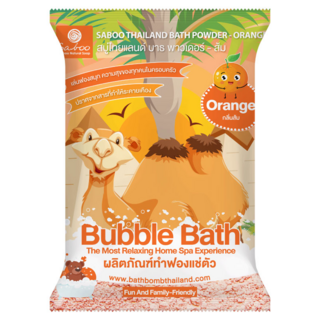 Saboo 泡沫沐浴粉 - 100g 橙子味, 1包