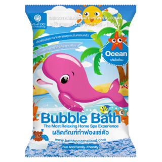 Saboo 泡沫沐浴粉 OCEAN 海洋 100g, 1包