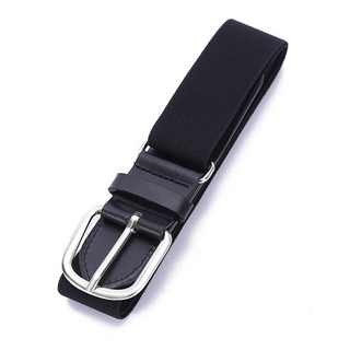 米索羅恩 彈性長度可調棒球腰帶, 1個, 黑色