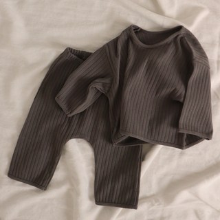 PEEKABOO 童款Friends baby直條紋長袖長褲套裝