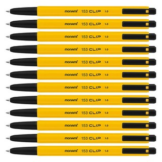 [모나미 153 클립 볼펜 1.0mm 이미지]