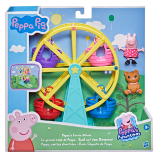 Hasbro 孩之寶 Peppa Pig 粉紅豬小妹 佩佩豬歡樂摩天輪遊戲組, 粉色, 1組