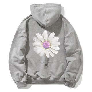 Elimeno EL 雛菊毛圈布連帽T恤