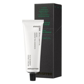 INNISFREE Isle Number綠茶精華護手霜, 50ml, 1條