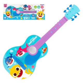 pinkfong 碰碰狐 寶寶鯊魚吉他旋律玩具, 混合色, 1個