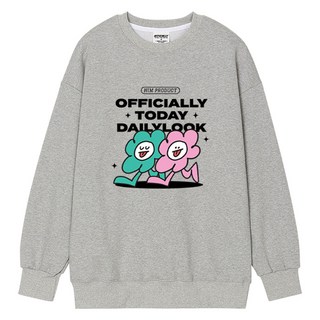 OTD 優質毛圈布Oversize版型Cloud Together大學T OT18054