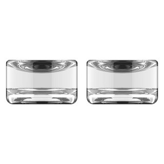 SPACE SHIELD PS5 DualSense PS4 DualShock 任天堂 Switch Pro控制器 類比搖桿 相容 水晶透明 果凍搖桿帽, 單一商品, 2個, 舒適