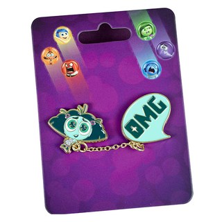 Iknowk 書桌裝飾 腦筋急轉彎2 鏈條徽章 阿慕, 1個, 1入