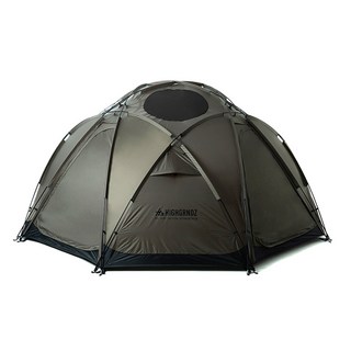 Highgrounds 半月形圓頂客廳帳 冬季帳篷 S, 卡其色, 4人用