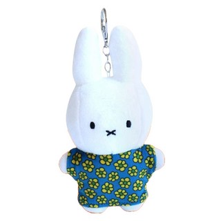 miffy 米飛 花朵圖案包包掛飾, 17cm, 藍色, 1個