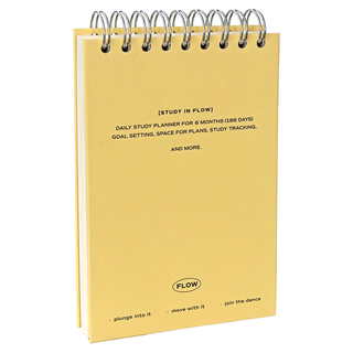 아이코닉 플로우 6개월 만년 스터디플래너, 01 Butter yellow, 1개