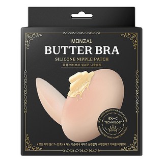 Butter Bra矽膠胸貼 無膠款 8.5cm 2枚入, 1個
