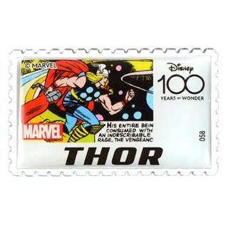 漫威迪士尼100週年郵票徽章 雷神索爾