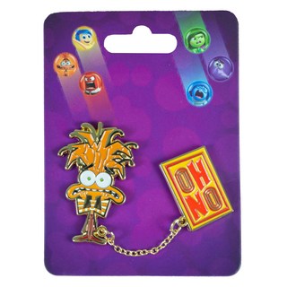 Iknowk 桌面裝飾 腦筋急轉彎2 鏈條徽章 阿焦, 1個, 1入