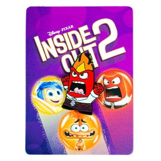 Iknowk 桌面裝飾 腦筋急轉彎2 單面徽章 怒怒, 1個, 1入