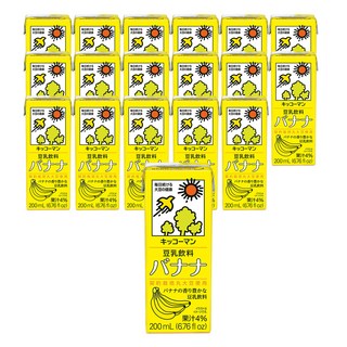 龜甲萬豆漿 香蕉口味, 18個, 200ml